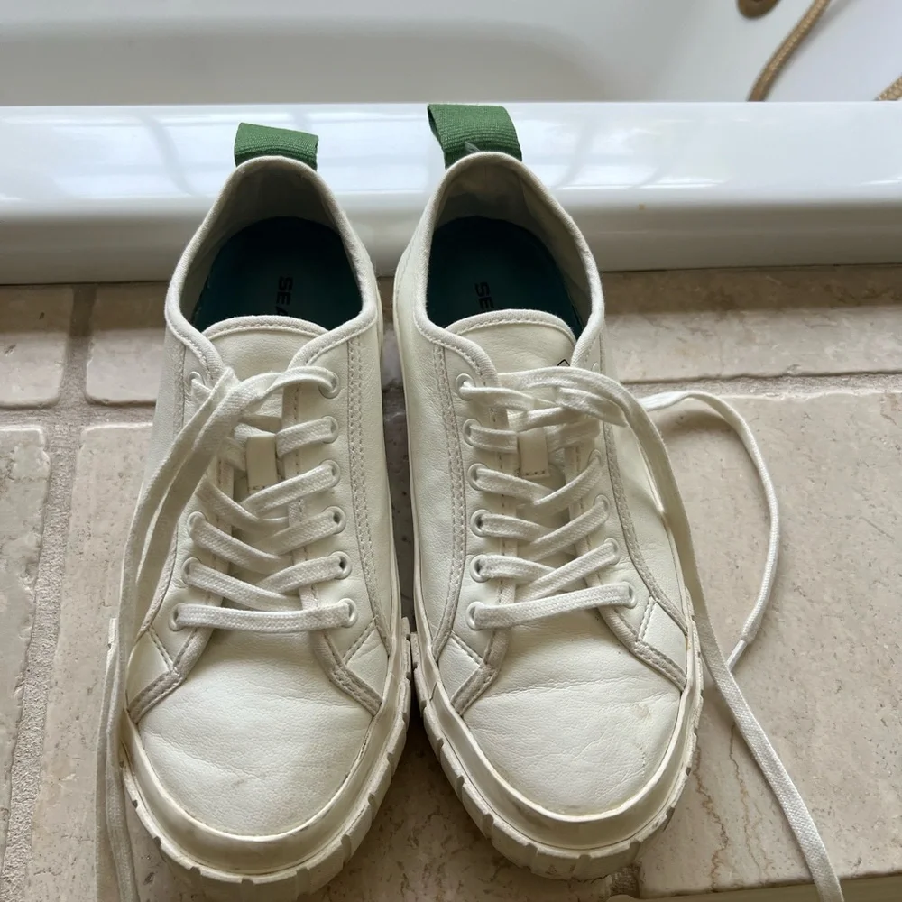 SEAVEES Melrose Lug Platform Women’s Sneaker - Size 7.5 - Picture 8 of 12